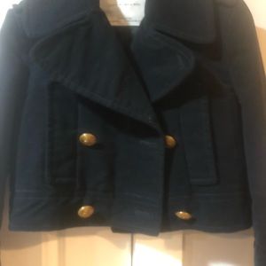 Velour Cropped Jacket